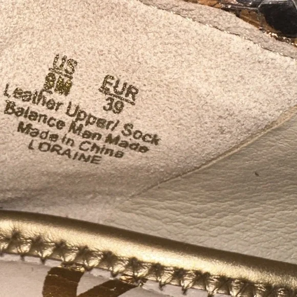 Sam Edelman Loraine Bit Gold Snake Print Loafers Classic | Women's 9M $150 - Picture 9 of 10